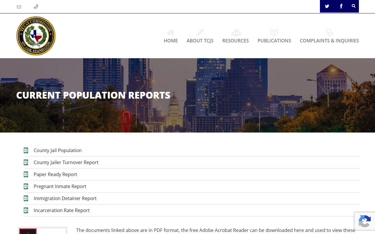 Bee County inmate population TCJS jail population report